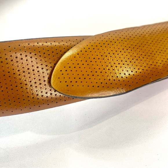 Johnston & Murphy Micro Perf Leather Belt Perforated Brown size 40 Made in Italy - Picture 14 of 17